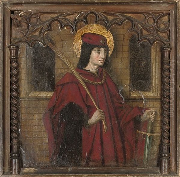 A Saint (saint Pancras?) - view 1