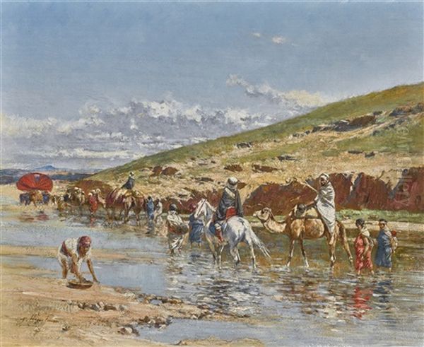 Crossing The Wadi - view 1