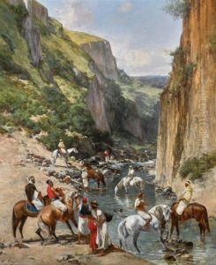 Riders In A Ravine