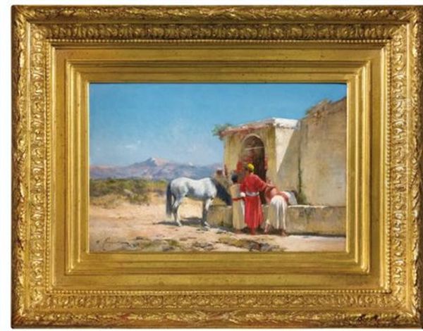 Cheval A La Fontaine - view 1