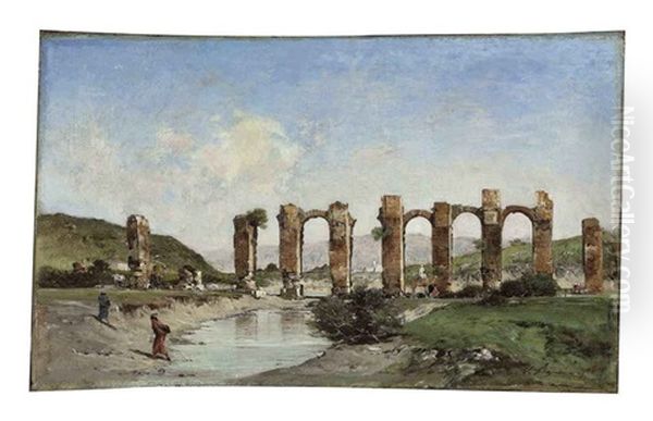 The Roman Aqueduct, Cherchell, Algeria - view 1