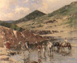 Watering The Horses