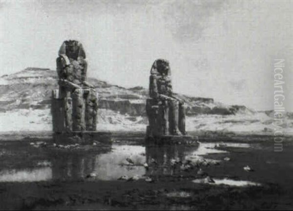 The Colossi Of Memnon - view 1