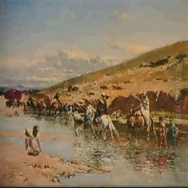 Crossing The Wadi - view 1