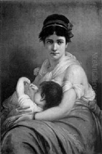 Mother And Child by Jan Derk Huibers