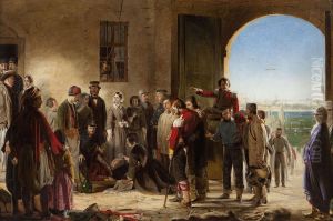 Florence Nightingale At Scutari by Jerry Barret