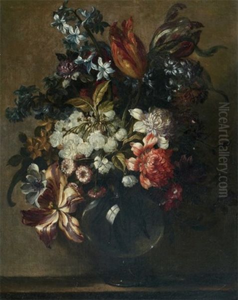 Bouquet De Fleurs Dans Un Vase - view 1