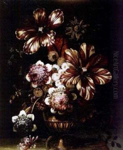 Nature Morte Au Vase De Fleurs