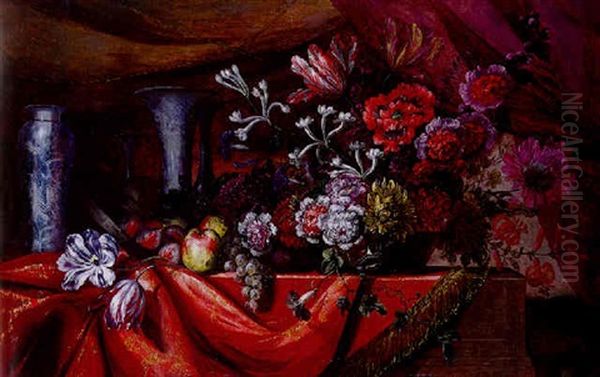 Nature Morte Aux Fruits Et Fleurs - view 1