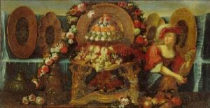 Grand Buffet De Fruits Et Orfevrerie