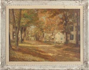 Village Street by Katherine Allmond Hulbert