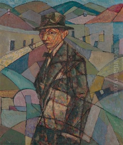 Man With A Pipe - view 1