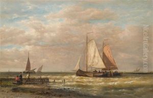 Dutch Fishing Boats by Abraham Hulk the Elder