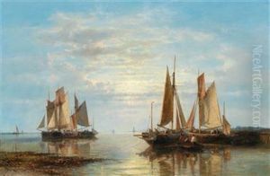 Sailing Boats On A Calm Sea