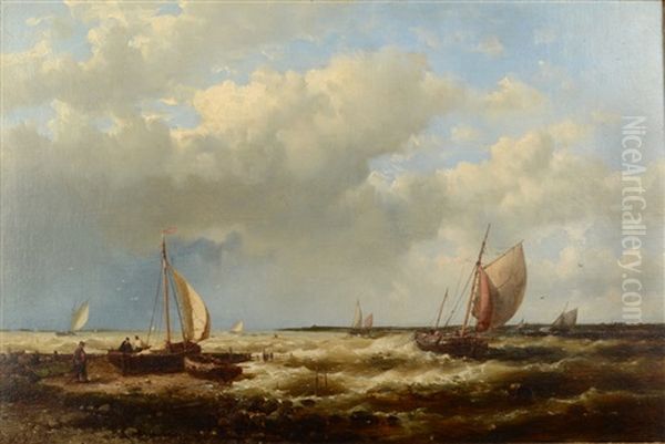 Shipping Off The Dutch Coast - view 1