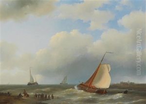 Vessels In A Brewing Storm Vessels In A Brewing Storm