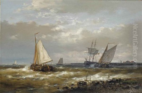 Ships In Choppy Waters - view 1