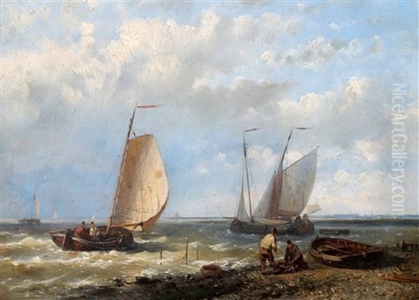 Vissersboten Langs De Kust - view 1