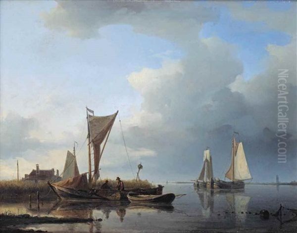 Vessels On A Calm - view 1