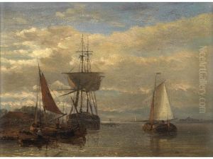 Hauling The Nets (+ On The Coast; Pair) by Abraham Hulk the Elder