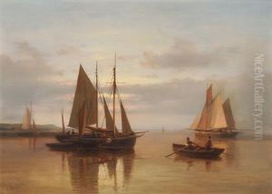 Seelandschaft Mit Fischerbooten by Abraham Hulk the Elder