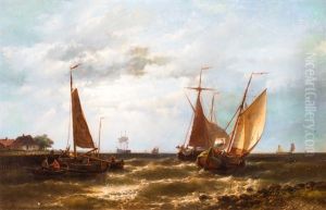 Vissersboten Op De Zuiderzee