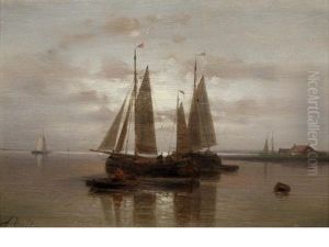 On The Scheldt by Abraham Hulk the Elder