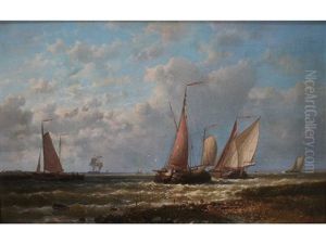 A Breeze On The Scheldt by Abraham Hulk the Elder