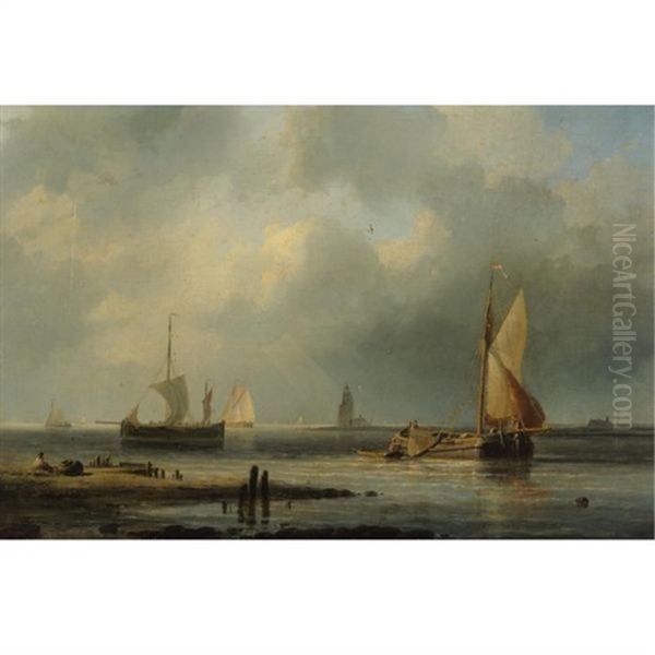 Sailboats In Harbor (+ Fisherboats In A Calm, Smllr; 2 Works) - view 1