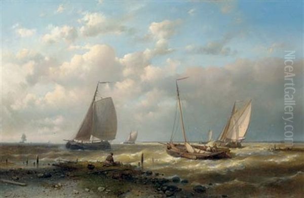 Shipping On A Choppy Sea - view 1