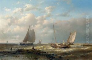 Shipping On A Choppy Sea by Abraham Hulk the Elder