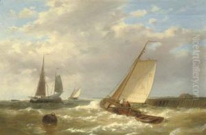 Shipping Near A Jetty