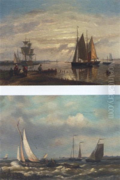 Barges In A Stiff Breeze - view 1