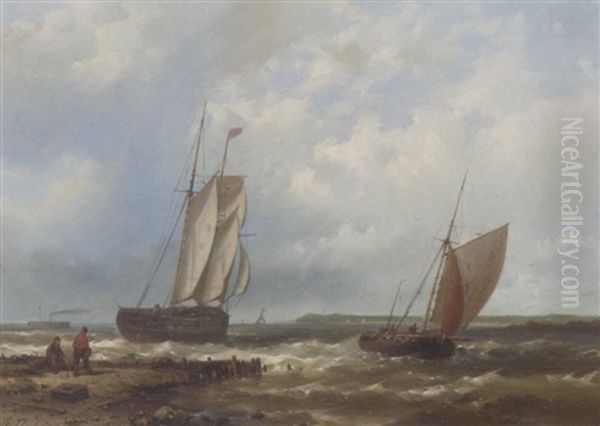 Shipping In An Estuary - view 1