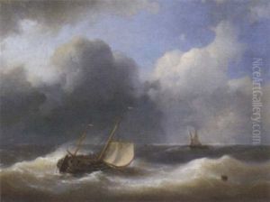 A Lugger In Heavy Seas