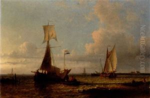 Hollandska Fiskebatar by Abraham Hulk the Elder