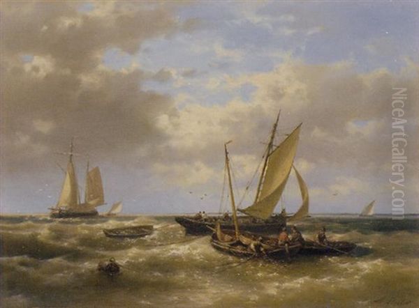 Hauling In The Nets - view 1