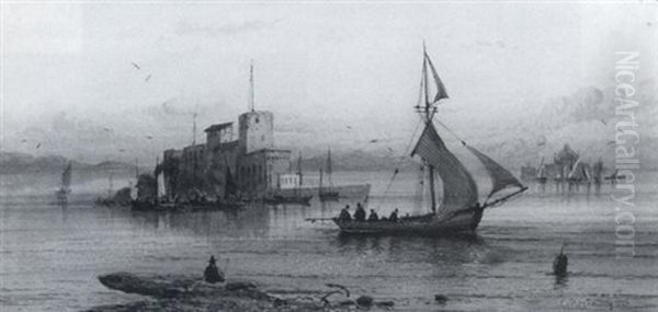 Preparing The Boats / Sunrise On The Harbor - view 1