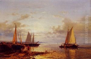 Le Retour Des Pecheurs Le Soir by Abraham Hulk the Elder