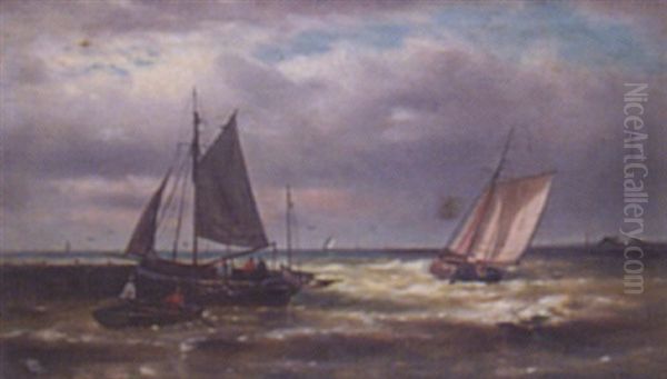 Shipping Off The Coast - view 1