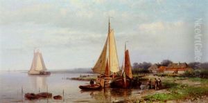 A Dutch Coastal Scene A Dutch Coastal Scene