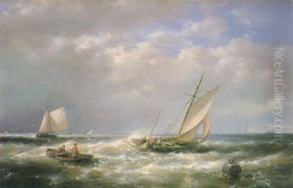 Shipping Off The Coast - view 1