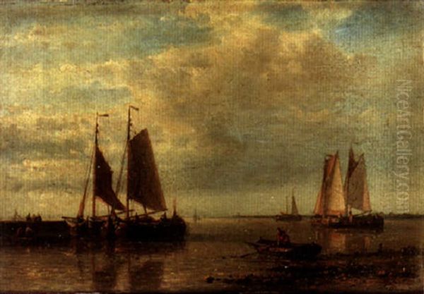 Fishing Boats In An Estuary - view 1