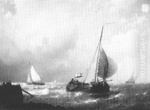 Harbor Scene Harbor Scene