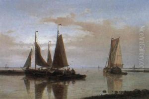 Dutch Fishing Vessels In Transluscent Waters