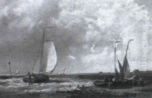 On The Dutch Coast by Abraham Hulk the Elder