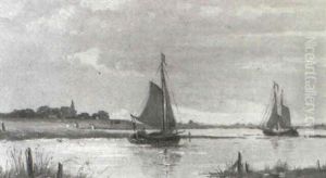 An Estuary Scene An Estuary Scene