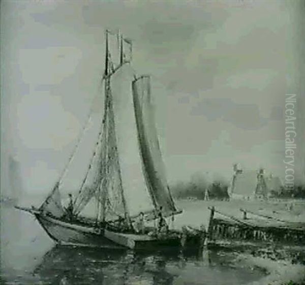 Fishing Boats In An Estuary - view 1