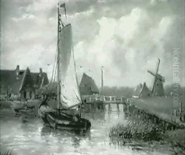 Sailboats At Anchor - view 1