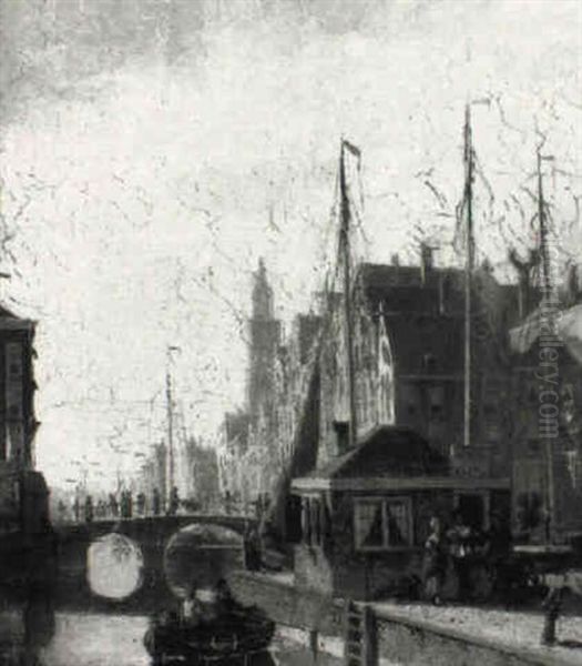 Dutch Canal Scene - view 1